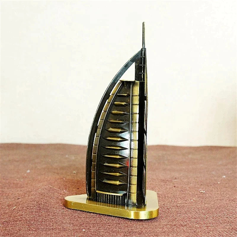 Miniature Metal Dubai Burj Al Arab Decor