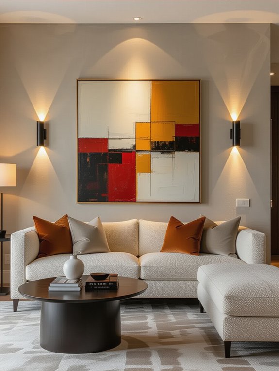 accent lighting for artwork