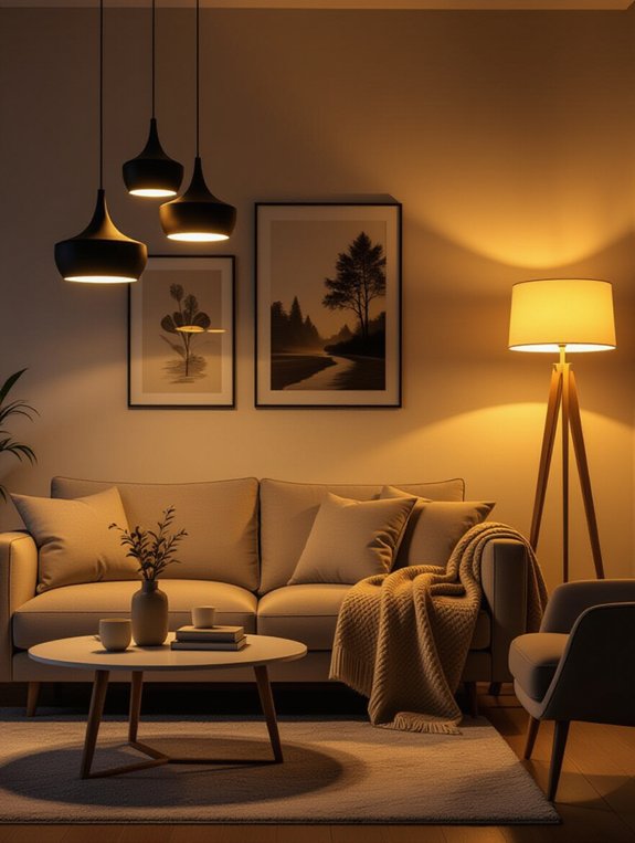 adjustable ambiance with dimmable lights