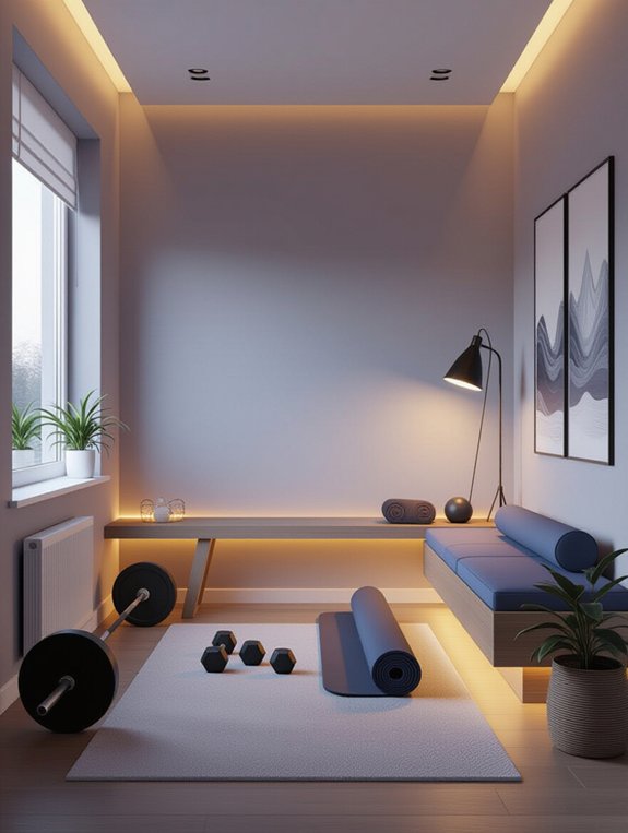 adjustable lighting for workouts