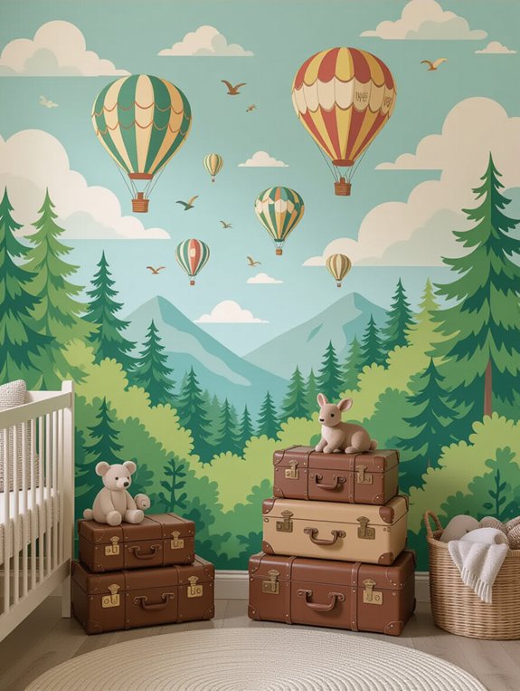 adventure themed nursery decor