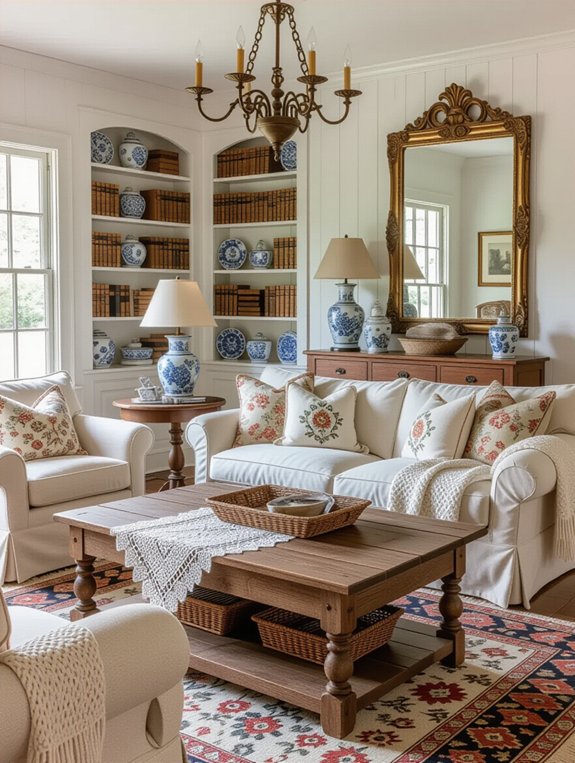 antique finds enhance warmth