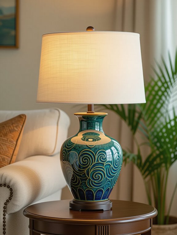 artisan lamp unique decor