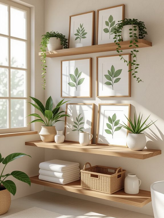 artistic decorative wall shelves