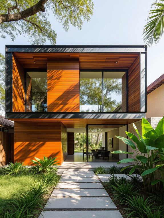 artistic facade design elements