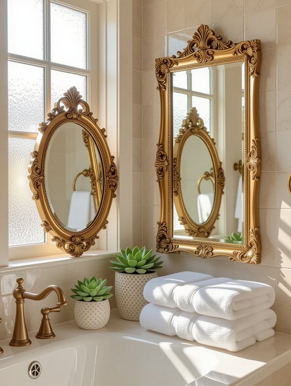 artistic mirrors enhance aesthetics