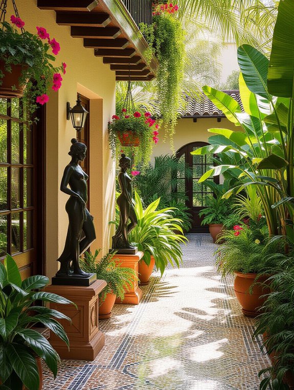 artistic sculptures enhance tranquility