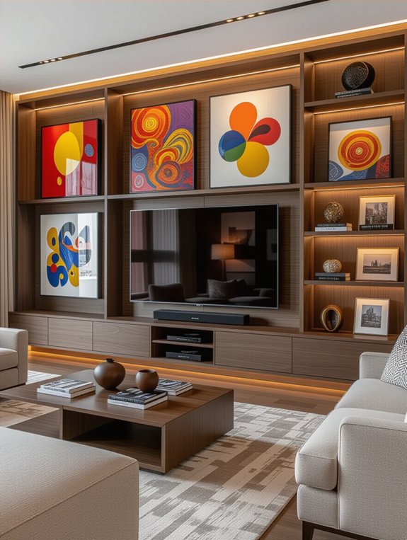 artistic tech integration display