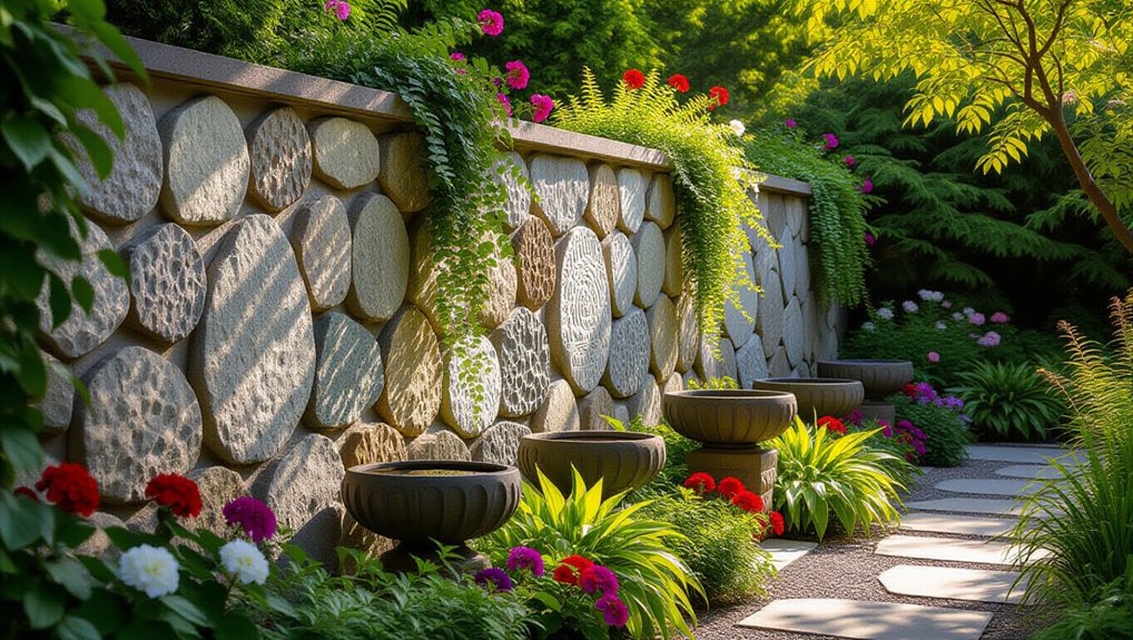 beautiful stone wall designs