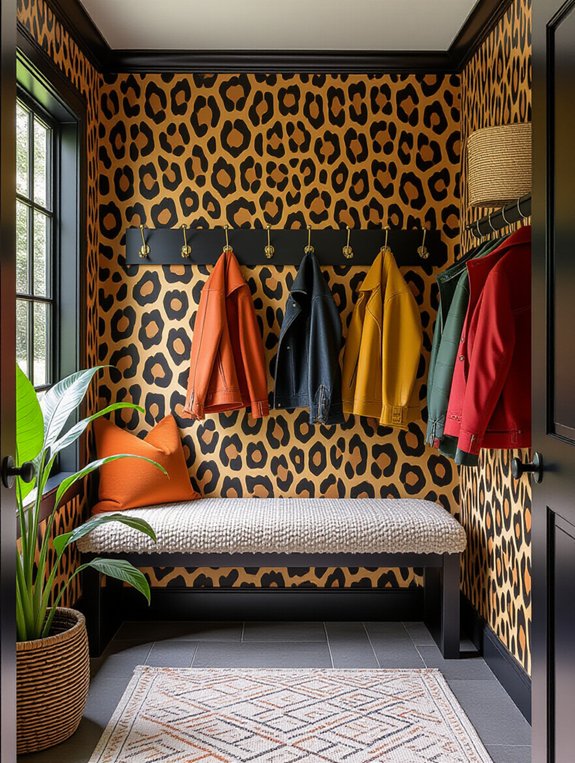 bold animal print accents