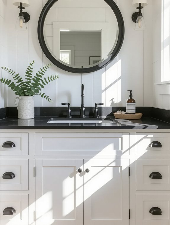 bold black and white elegance