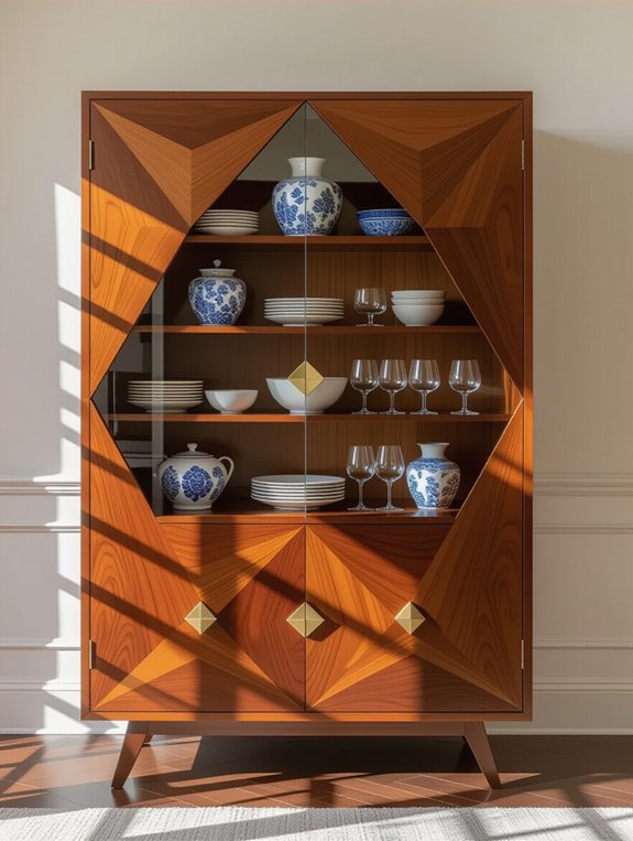 bold geometric dining designs