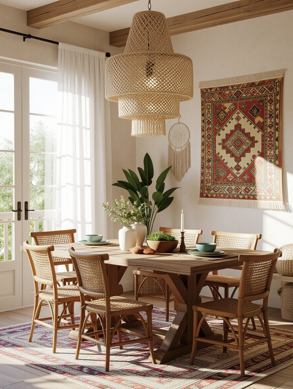 bold lighting enhances ambiance