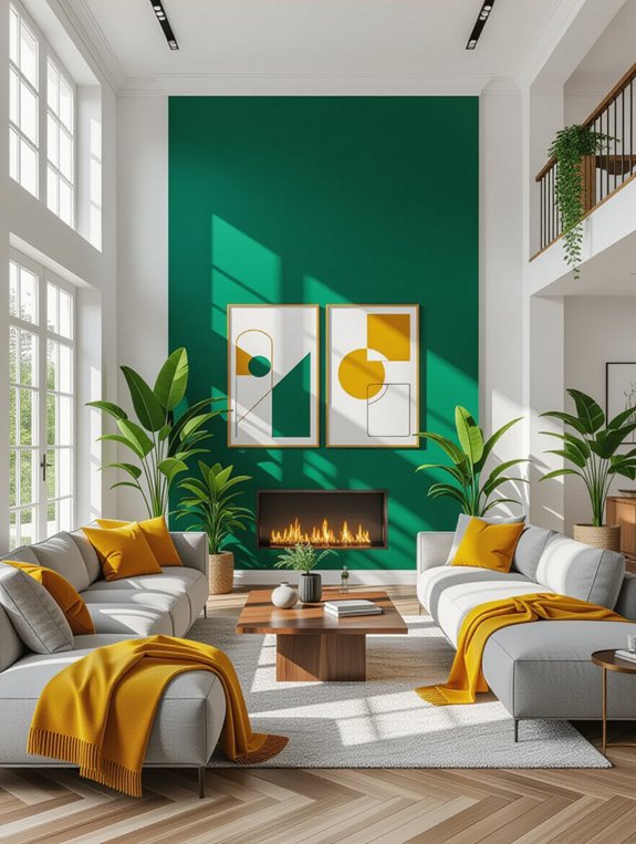 bold statement accent walls