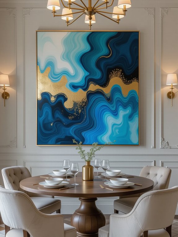 bold statement dining decor