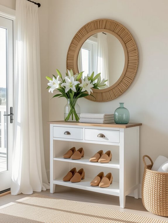 breezy light coastal foyer