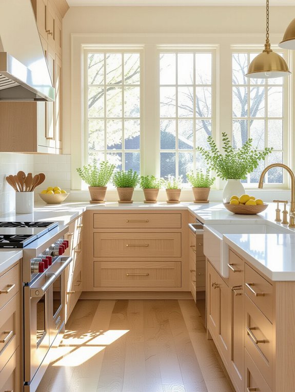 bright airy light oak