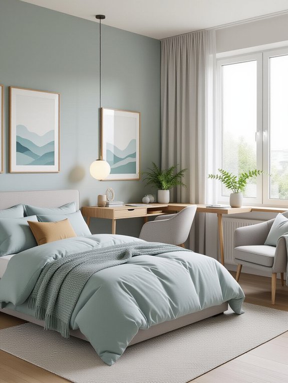 calming colors enhance productivity