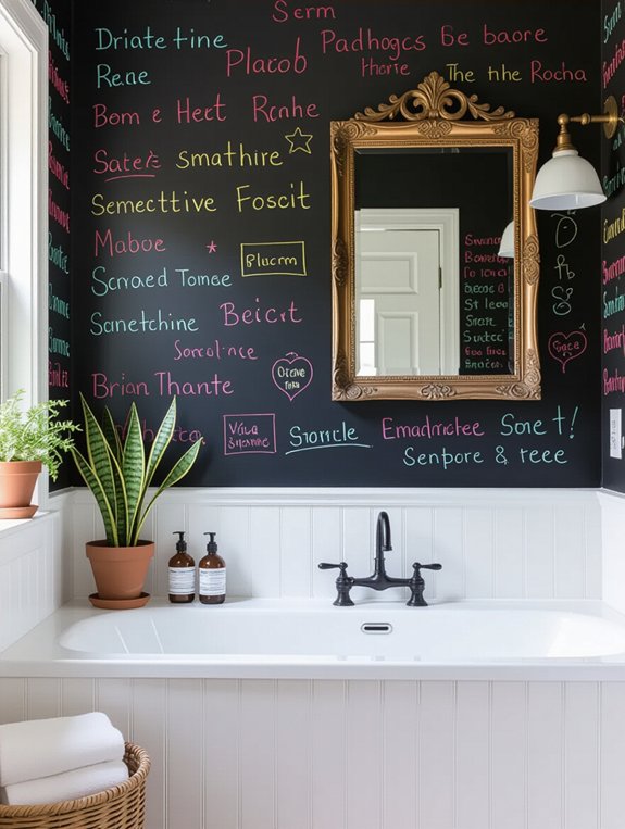 chalkboard paint for creativity