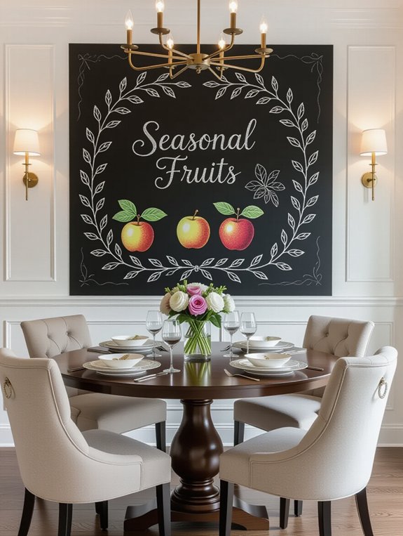 chalkboard wall for creativity