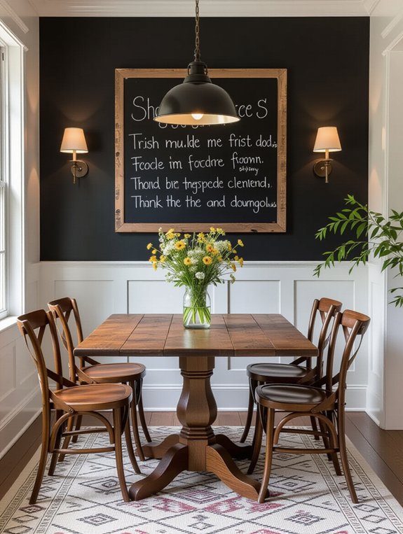 chalkboard wall for creativity