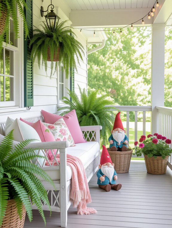 charming garden gnome decorations