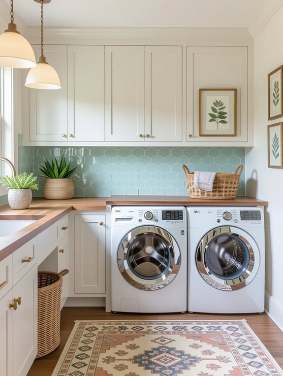 charming laundry room decor