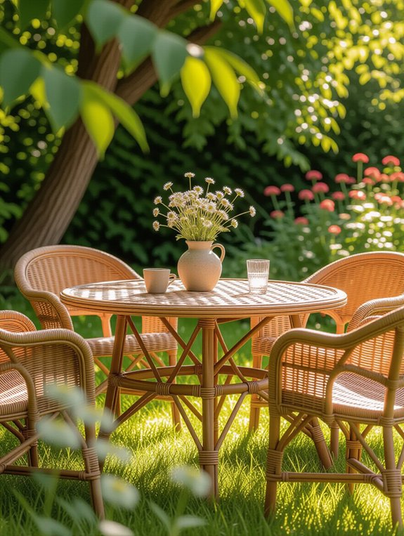 charming outdoor dining tables
