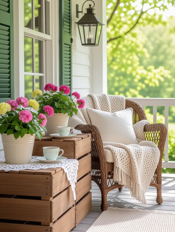 charming rustic porch decor