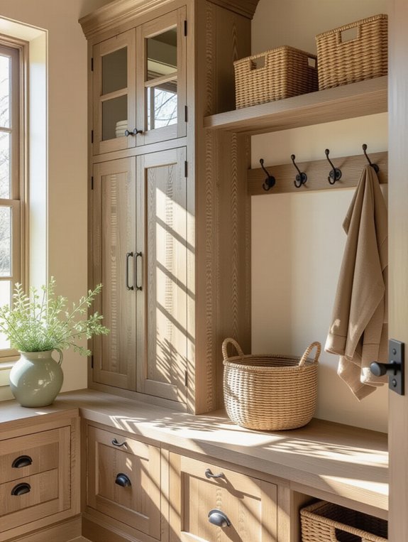 charming rustic storage solution