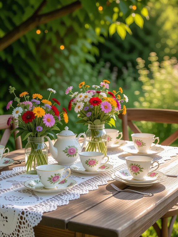 charming rustic tea party