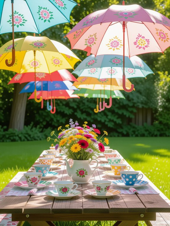 charming tea party decor
