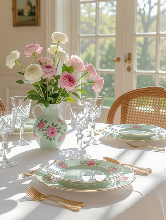 charming vintage glassware decor