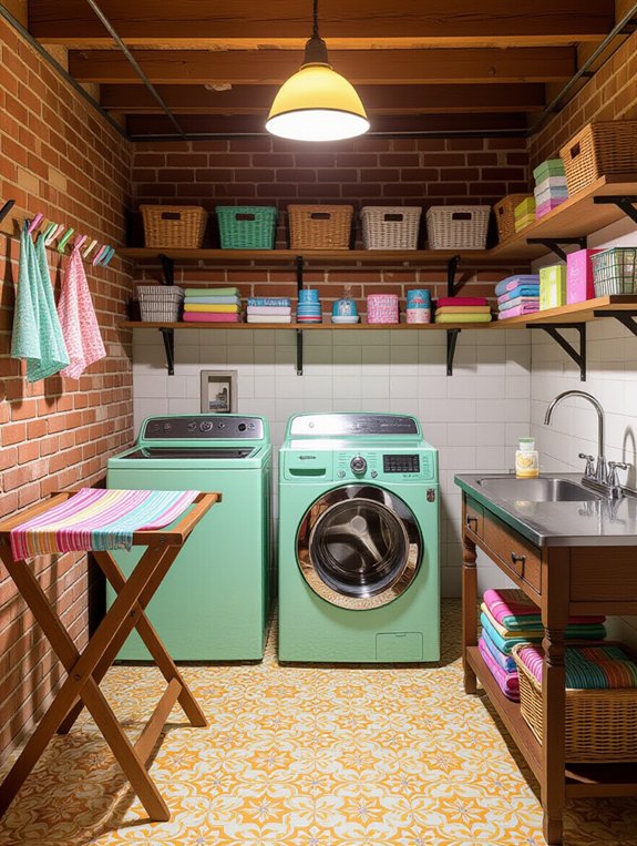 charming vintage laundry decor