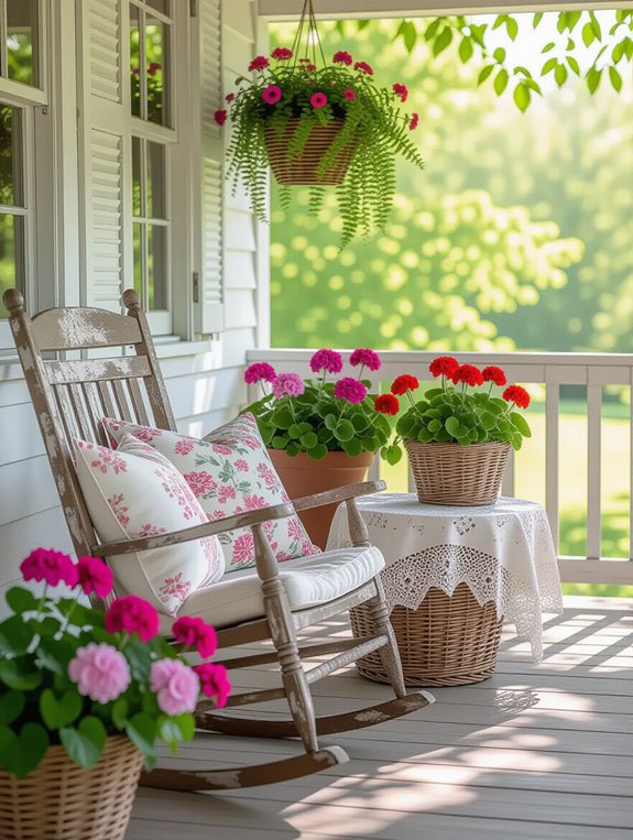 charming vintage rocking chair