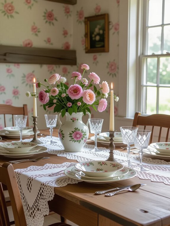 charming vintage table settings