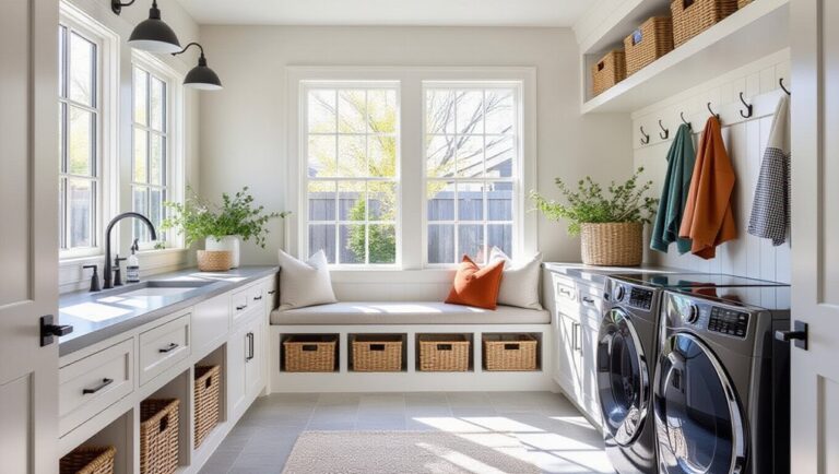 chic garage entry designs