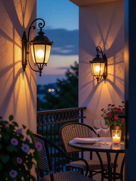 chic wall mounted sconces ambiance