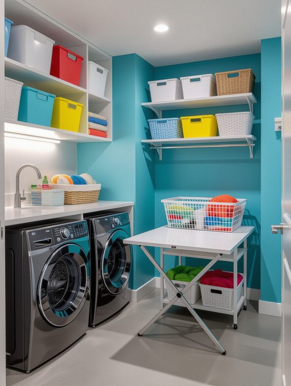clever storage for laundry