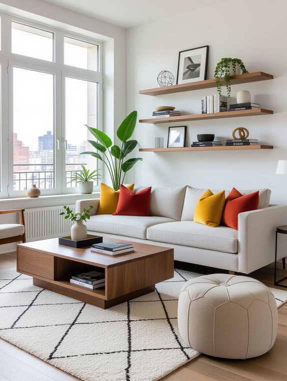 clutter free living room solutions