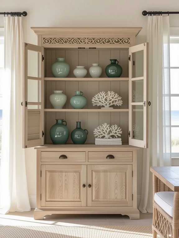 coastal beach inspired cabinet design