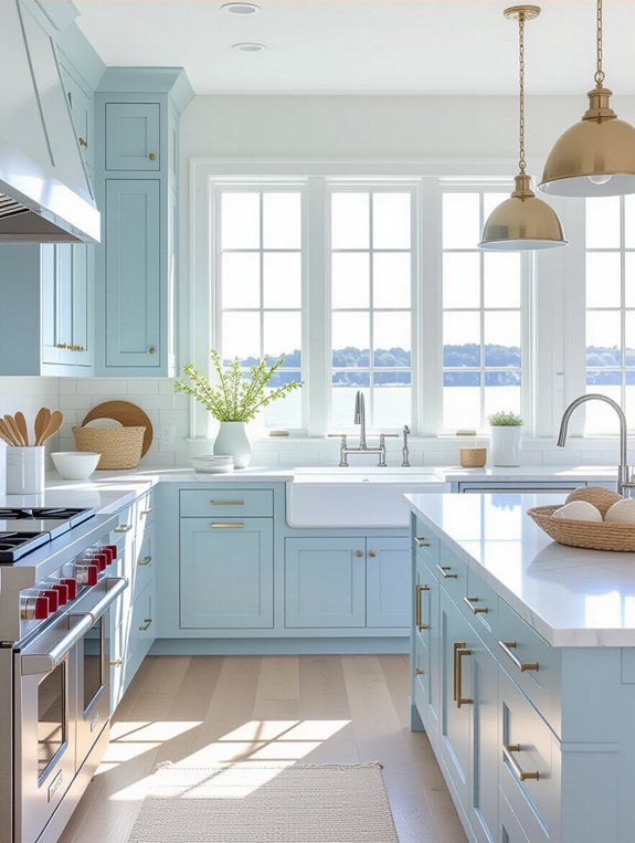 coastal kitchen serenity achieved