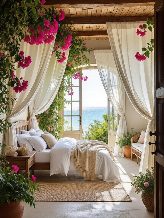 coastal tranquility in bedroom