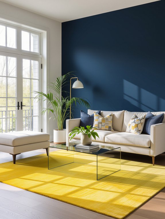 color blocking minimalist design