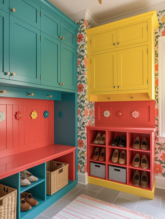 colorful playful cabinet designs