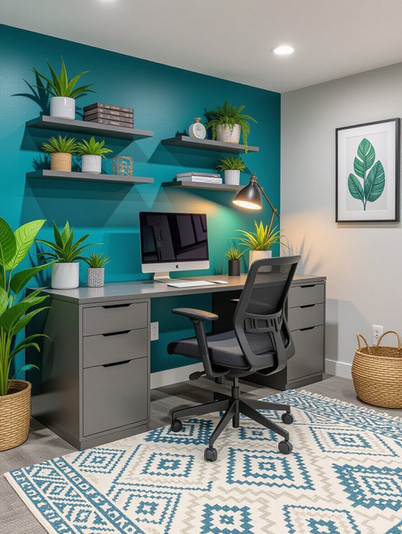 colorful wall enhances creativity