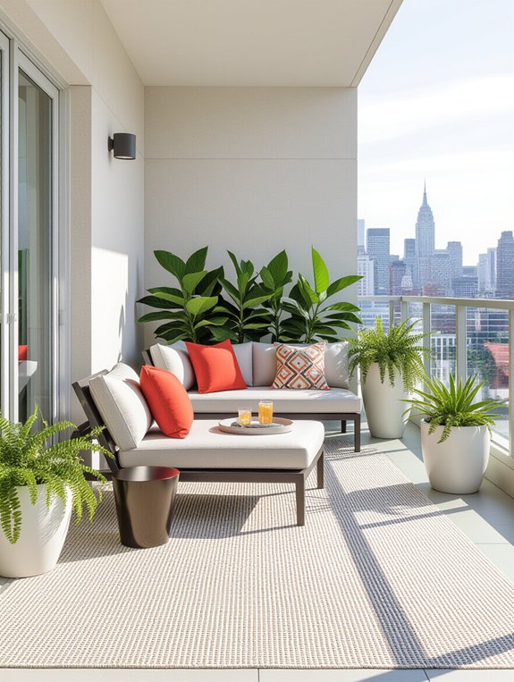 comfortable stylish outdoor rugs