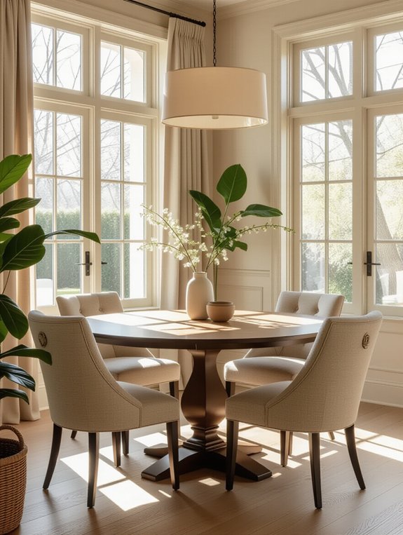 comfortable upholstered dining chairs