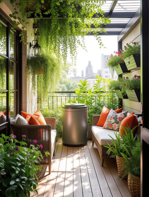 compact composting for urban gardens