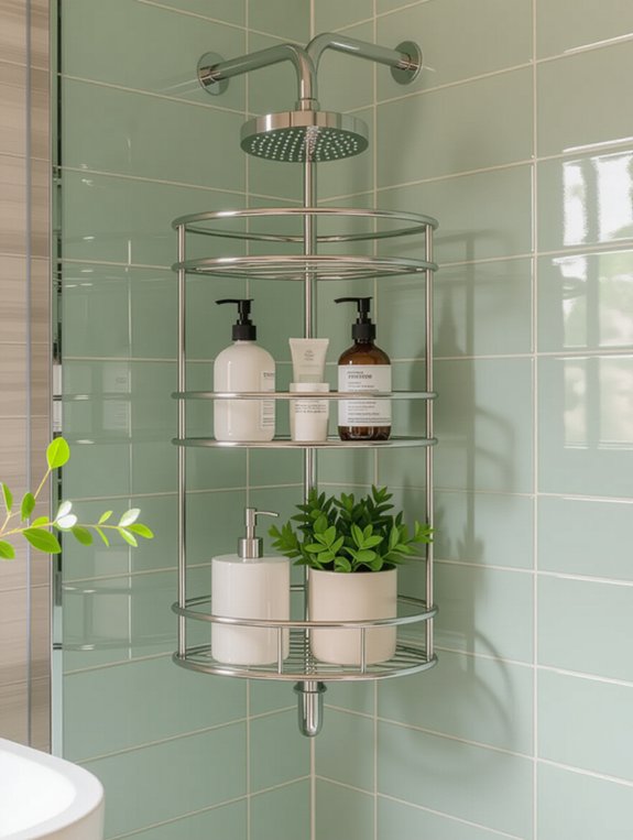 compact shower caddy benefits